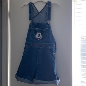 Vintage Disney Mickey Mouse Overall Shorts
